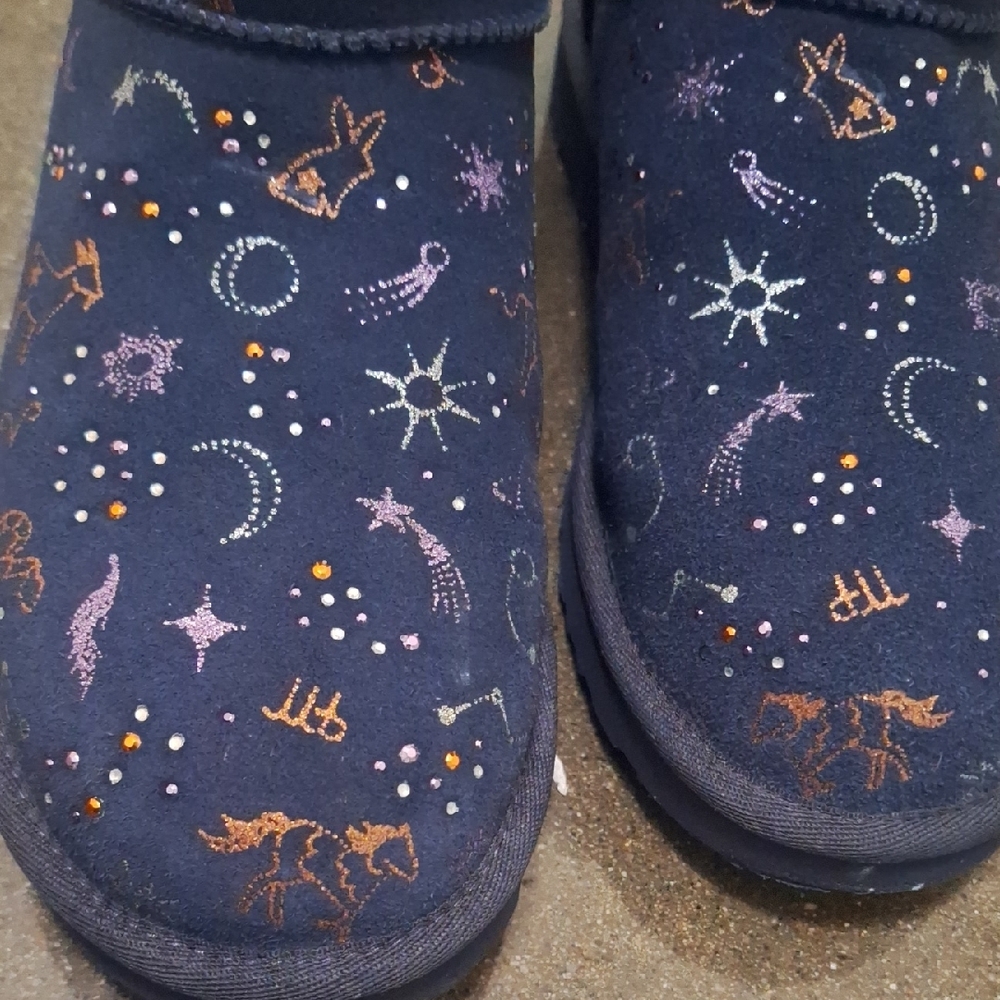 Ugg Navy Celestial Pattern Boots - image 3